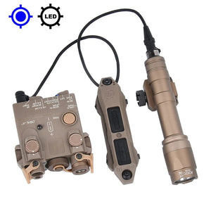 Planet Gates Surefir M600 M600C M600U M300A Airsoft Powerful Flashlight Tactical  DBAL Red Green Blue Dot Hunting  Airsoft Laser Dual Control