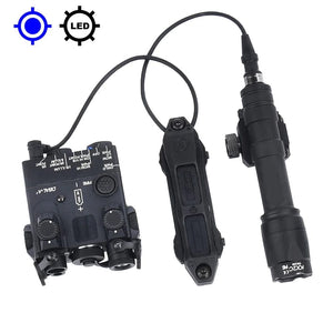 Planet Gates Surefir M600 M600C M600U M300A Airsoft Powerful Flashlight Tactical  DBAL Red Green Blue Dot Hunting  Airsoft Laser Dual Control