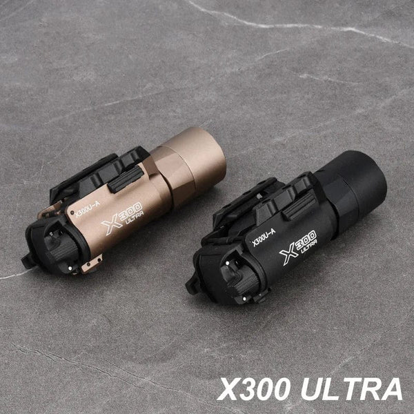 Planet Gates Surefir Tactical X300 X300U Ultra X300V XH35 Metal Pistol Gun Strobe LED Light Fit 20mm Rail Airsoft Weapon Hunting Flashlight