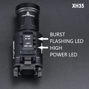 Planet Gates Surefir Tactical X300 X300U Ultra X300V XH35 Metal Pistol Gun Strobe LED Light Fit 20mm Rail Airsoft Weapon Hunting Flashlight