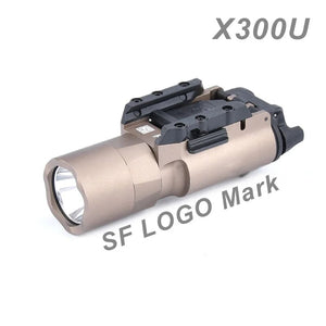 Planet Gates Surefir Tactical X300 X300U Ultra X300V XH35 Metal Pistol Gun Strobe LED Light Fit 20mm Rail Airsoft Weapon Hunting Flashlight