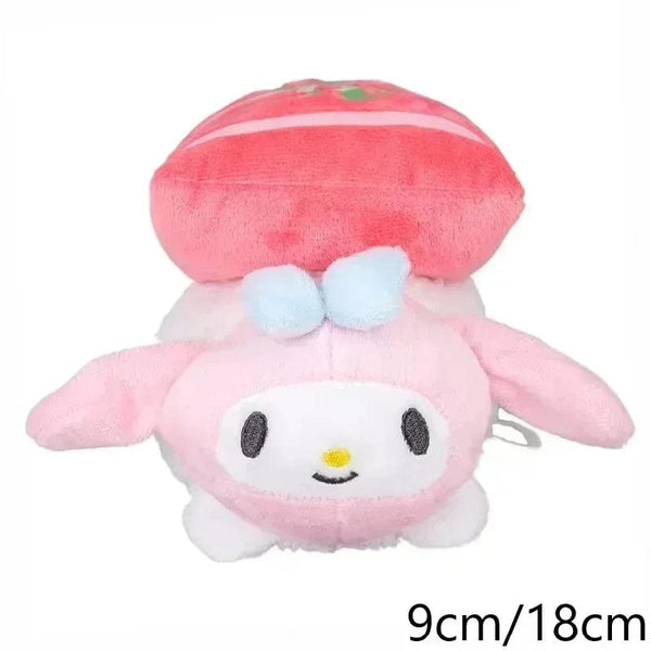 Planet Gates Sushi series 2 / big Sanrio Plush Toys Kawaii Hello Kitty My Melody Room Decor Kuromi Plushie Cinnamoroll Doll Plush Keychain for Christmas Gifts