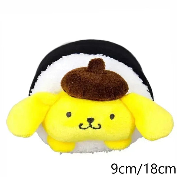 Planet Gates Sushi series 4 / big Sanrio Plush Toys Kawaii Hello Kitty My Melody Room Decor Kuromi Plushie Cinnamoroll Doll Plush Keychain for Christmas Gifts