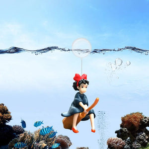 Planet Gates Suspended Aquarium Decorate Caerie Ornament Fish Tank Cartoon Sorceress Adornment Fishbowl Accessories Fish Farming Supplies