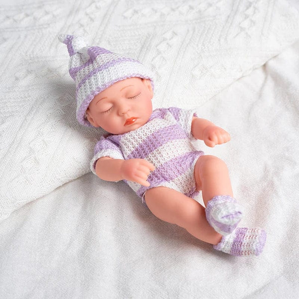 Planet Gates sweaterBLWH New Silicone Reborn Dolls 20cm Baby Reborn Toys Waterproof Vinyl Bebe Doll Cute Mini Reborn Baby Doll For Girls Birthday Gift