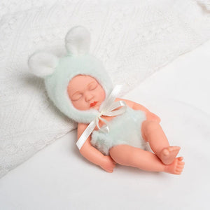 Planet Gates sweaterBLWH New Silicone Reborn Dolls 20cm Baby Reborn Toys Waterproof Vinyl Bebe Doll Cute Mini Reborn Baby Doll For Girls Birthday Gift