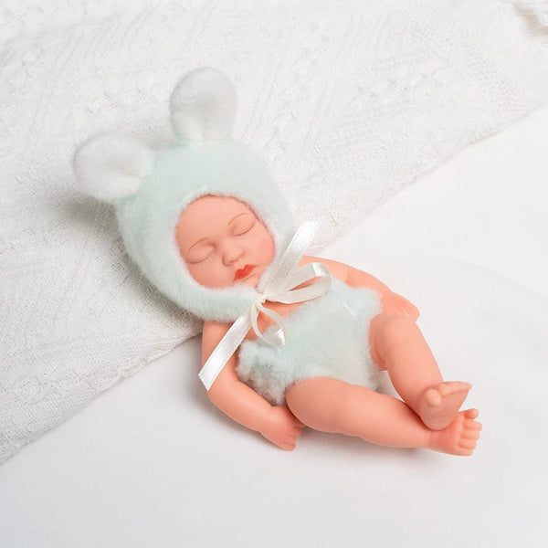 Planet Gates sweaterBLWH New Silicone Reborn Dolls 20cm Baby Reborn Toys Waterproof Vinyl Bebe Doll Cute Mini Reborn Baby Doll For Girls Birthday Gift