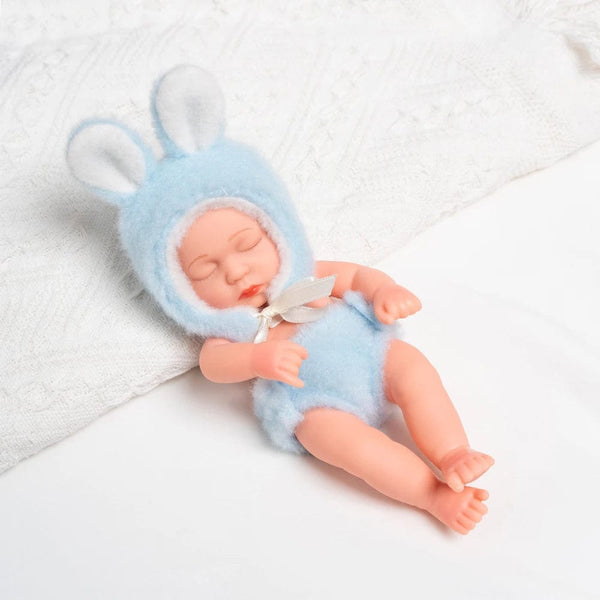 Planet Gates sweaterBLWH New Silicone Reborn Dolls 20cm Baby Reborn Toys Waterproof Vinyl Bebe Doll Cute Mini Reborn Baby Doll For Girls Birthday Gift