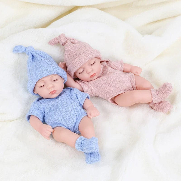 Planet Gates sweaterBLWH New Silicone Reborn Dolls 20cm Baby Reborn Toys Waterproof Vinyl Bebe Doll Cute Mini Reborn Baby Doll For Girls Birthday Gift