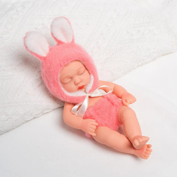 Planet Gates sweaterBLWH New Silicone Reborn Dolls 20cm Baby Reborn Toys Waterproof Vinyl Bebe Doll Cute Mini Reborn Baby Doll For Girls Birthday Gift