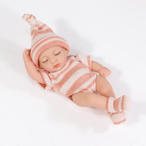 Planet Gates sweaterBLWH New Silicone Reborn Dolls 20cm Baby Reborn Toys Waterproof Vinyl Bebe Doll Cute Mini Reborn Baby Doll For Girls Birthday Gift