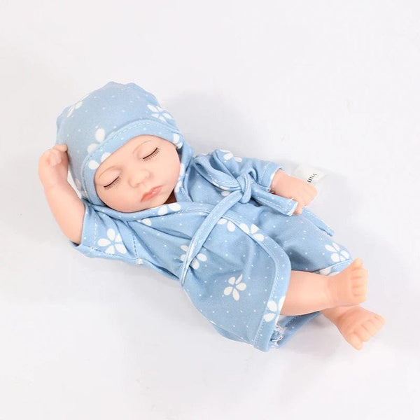 Planet Gates sweaterBLWH New Silicone Reborn Dolls 20cm Baby Reborn Toys Waterproof Vinyl Bebe Doll Cute Mini Reborn Baby Doll For Girls Birthday Gift