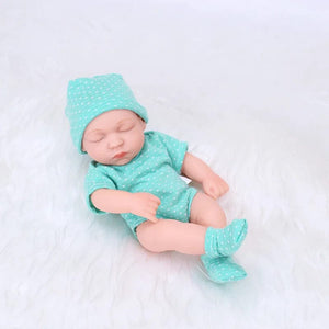 Planet Gates sweaterBLWH New Silicone Reborn Dolls 20cm Baby Reborn Toys Waterproof Vinyl Bebe Doll Cute Mini Reborn Baby Doll For Girls Birthday Gift