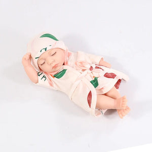 Planet Gates sweaterBLWH New Silicone Reborn Dolls 20cm Baby Reborn Toys Waterproof Vinyl Bebe Doll Cute Mini Reborn Baby Doll For Girls Birthday Gift