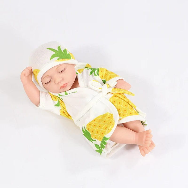 Planet Gates sweaterBLWH New Silicone Reborn Dolls 20cm Baby Reborn Toys Waterproof Vinyl Bebe Doll Cute Mini Reborn Baby Doll For Girls Birthday Gift