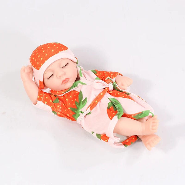 Planet Gates sweaterBLWH New Silicone Reborn Dolls 20cm Baby Reborn Toys Waterproof Vinyl Bebe Doll Cute Mini Reborn Baby Doll For Girls Birthday Gift