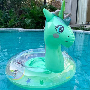 Planet Gates Swim Ring Inflatable Pool Float Baby Rainbow Sequined Unicorn for Kids Swimming Circle Children Swim Ring Pool Toys Floating
