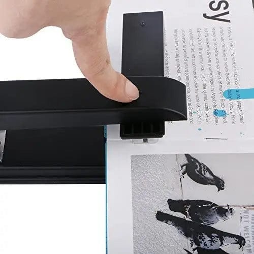 Planet Gates Swing-Arm Swivel Stapler  25 Sheet Capacity 360 Degree Rotate Desktop Staplers For Booklet Or Book Binding Black
