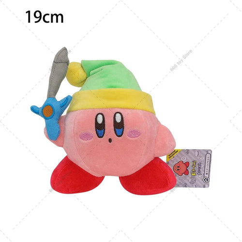 Planet Gates Sword Kirby Kawaii Anime Star Kirby Sword Kirby Stuffed Peluche Plush High Quality Cartoon Toys Great Christmas Birthday Gift For Children