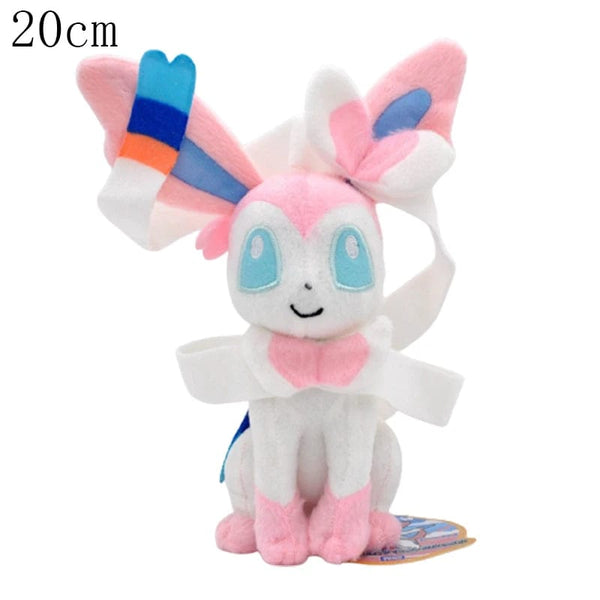 Planet Gates Sylveon 20cm Pokemon Plush Toy Anime Figure Charizard Mewtwo Blastoise Mew Eevee Gengar Pikachu Stuffed Doll Sprigatito Toy Kids Xmas Gift