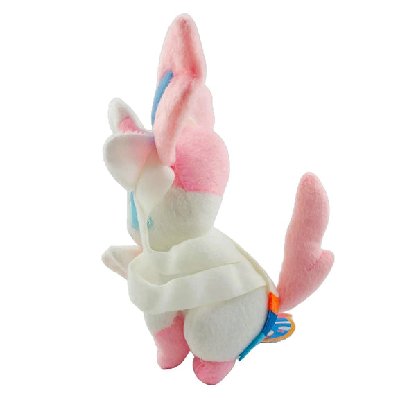 Planet Gates Sylveon / 24cm 24cm Pokemon Sylveon Eevee Plush Doll Stuffed Toy Kawaii Pink Fairy Elf Maiden Decorations Gift