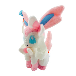 Planet Gates Sylveon / 24cm 24cm Pokemon Sylveon Eevee Plush Doll Stuffed Toy Kawaii Pink Fairy Elf Maiden Decorations Gift