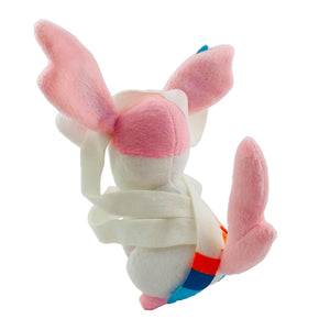 Planet Gates Sylveon / 24cm 24cm Pokemon Sylveon Eevee Plush Doll Stuffed Toy Kawaii Pink Fairy Elf Maiden Decorations Gift