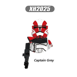 Planet Gates T-G0128 G0117 Clone Trooper Cody Thorn Building Blocks Captain Vaughn Mini Figurine Wrecker Bricks Hunter Figure Kids Toys