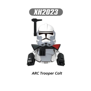 Planet Gates T-G0128 G0117 Clone Trooper Cody Thorn Building Blocks Captain Vaughn Mini Figurine Wrecker Bricks Hunter Figure Kids Toys