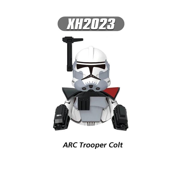 Planet Gates T-G0128 G0117 Clone Trooper Cody Thorn Building Blocks Captain Vaughn Mini Figurine Wrecker Bricks Hunter Figure Kids Toys