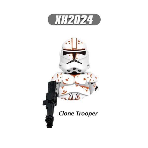 Planet Gates T-G0128 G0117 Clone Trooper Cody Thorn Building Blocks Captain Vaughn Mini Figurine Wrecker Bricks Hunter Figure Kids Toys