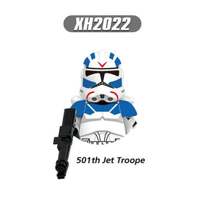 Planet Gates T-G0128 G0117 Clone Trooper Cody Thorn Building Blocks Captain Vaughn Mini Figurine Wrecker Bricks Hunter Figure Kids Toys