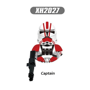 Planet Gates T-G0128 G0117 Clone Trooper Cody Thorn Building Blocks Captain Vaughn Mini Figurine Wrecker Bricks Hunter Figure Kids Toys