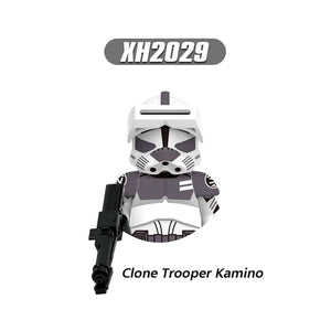 Planet Gates T-G0128 G0117 Clone Trooper Cody Thorn Building Blocks Captain Vaughn Mini Figurine Wrecker Bricks Hunter Figure Kids Toys