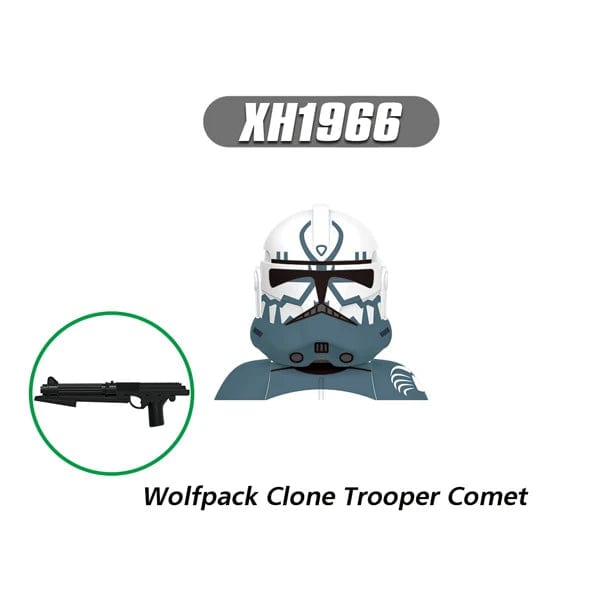 Planet Gates T-G0128 G0117 Clone Trooper Cody Thorn Building Blocks Captain Vaughn Mini Figurine Wrecker Bricks Hunter Figure Kids Toys