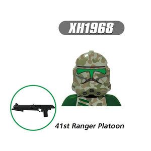 Planet Gates T-G0128 G0117 Clone Trooper Cody Thorn Building Blocks Captain Vaughn Mini Figurine Wrecker Bricks Hunter Figure Kids Toys