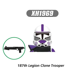 Planet Gates T-G0128 G0117 Clone Trooper Cody Thorn Building Blocks Captain Vaughn Mini Figurine Wrecker Bricks Hunter Figure Kids Toys