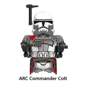 Planet Gates T-G0128 G0117 Clone Trooper Cody Thorn Building Blocks Captain Vaughn Mini Figurine Wrecker Bricks Hunter Figure Kids Toys