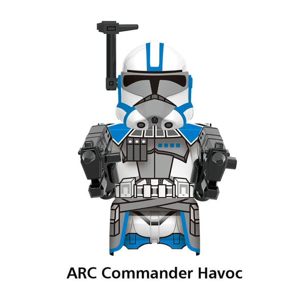 Planet Gates T-G0128 G0117 Clone Trooper Cody Thorn Building Blocks Captain Vaughn Mini Figurine Wrecker Bricks Hunter Figure Kids Toys