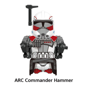 Planet Gates T-G0128 G0117 Clone Trooper Cody Thorn Building Blocks Captain Vaughn Mini Figurine Wrecker Bricks Hunter Figure Kids Toys