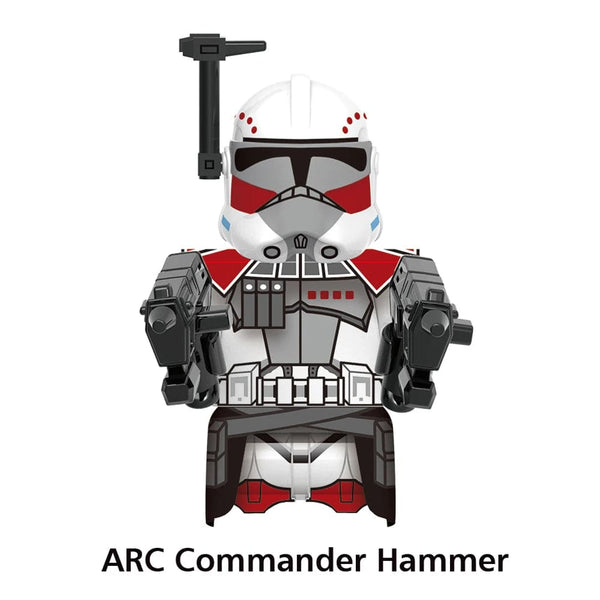 Planet Gates T-G0128 G0117 Clone Trooper Cody Thorn Building Blocks Captain Vaughn Mini Figurine Wrecker Bricks Hunter Figure Kids Toys