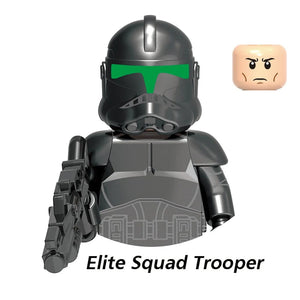 Planet Gates T-G0128 G0117 Clone Trooper Cody Thorn Building Blocks Captain Vaughn Mini Figurine Wrecker Bricks Hunter Figure Kids Toys