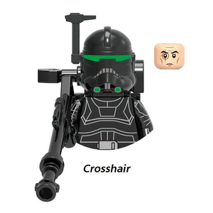 Planet Gates T-G0128 G0117 Clone Trooper Cody Thorn Building Blocks Captain Vaughn Mini Figurine Wrecker Bricks Hunter Figure Kids Toys