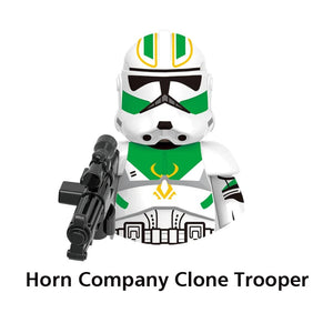 Planet Gates T-G0128 G0117 Clone Trooper Cody Thorn Building Blocks Captain Vaughn Mini Figurine Wrecker Bricks Hunter Figure Kids Toys