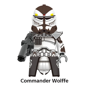 Planet Gates T-G0128 G0117 Clone Trooper Cody Thorn Building Blocks Captain Vaughn Mini Figurine Wrecker Bricks Hunter Figure Kids Toys