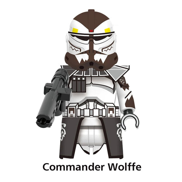 Planet Gates T-G0128 G0117 Clone Trooper Cody Thorn Building Blocks Captain Vaughn Mini Figurine Wrecker Bricks Hunter Figure Kids Toys