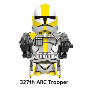 Planet Gates T-G0128 G0117 Clone Trooper Cody Thorn Building Blocks Captain Vaughn Mini Figurine Wrecker Bricks Hunter Figure Kids Toys
