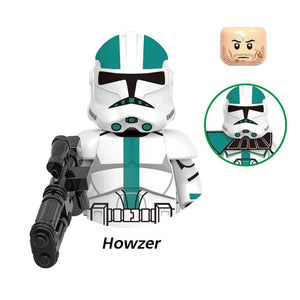 Planet Gates T-G0128 G0117 Clone Trooper Cody Thorn Building Blocks Captain Vaughn Mini Figurine Wrecker Bricks Hunter Figure Kids Toys