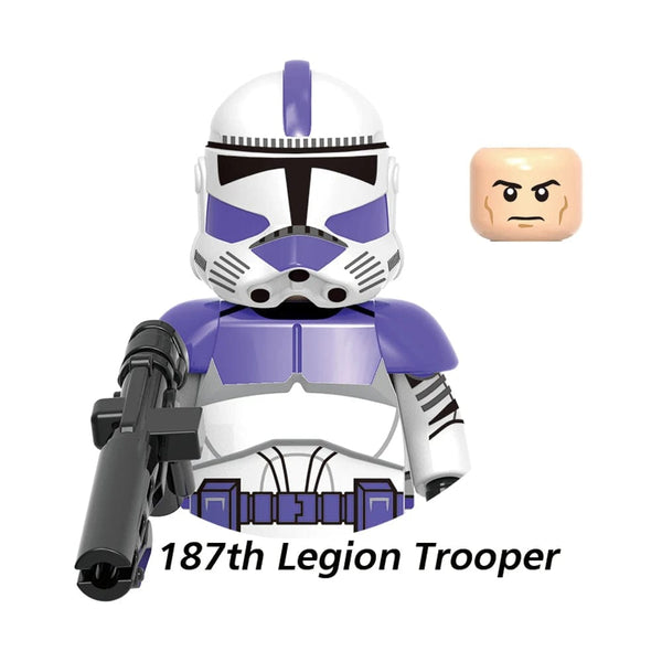 Planet Gates T-G0128 G0117 Clone Trooper Cody Thorn Building Blocks Captain Vaughn Mini Figurine Wrecker Bricks Hunter Figure Kids Toys
