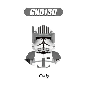 Planet Gates T-G0128 G0117 Clone Trooper Cody Thorn Building Blocks Captain Vaughn Mini Figurine Wrecker Bricks Hunter Figure Kids Toys
